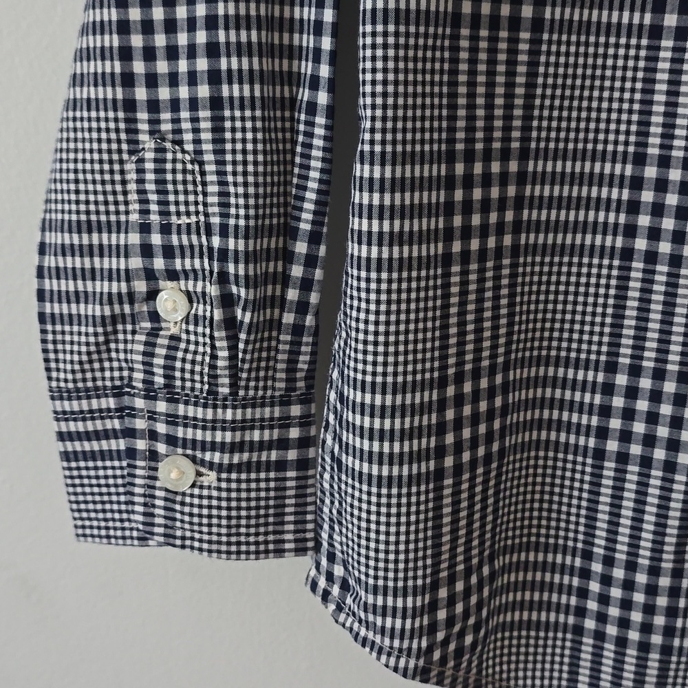 Janie and Jack Toddler Boys Checkprint Button Down sz 3 - Picture 3 of 8